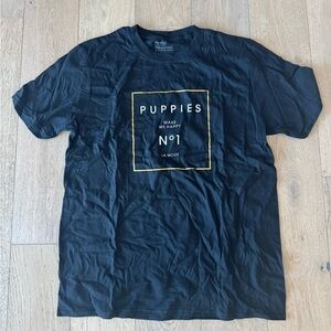 Black Puppies Make Me Happy T-Shirt